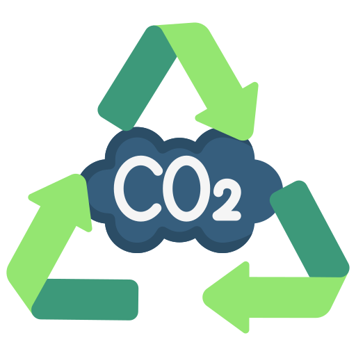 co2reduction Ikon för CO2-reduktion